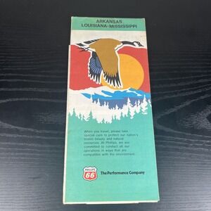 Phillips 66‎ Arkansas Louisiana Mississippi Map